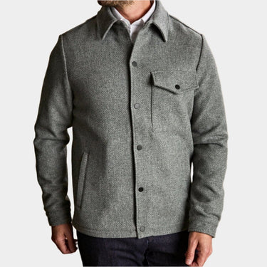 Grey Cashmere & Wool Blend Botto Jacket