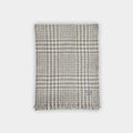 Grey Glen Check Deluxe 4 - Ply Cashmere Scarf