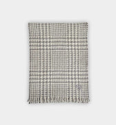 Grey Glen Check Deluxe 4 - Ply Cashmere Scarf