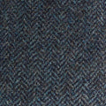 Grey Herringbone Wool Made In England Flat Cap