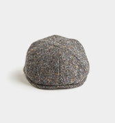 Grey Pick & Pick Donegal Tweed Wool Toni Cap