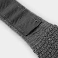 Grey & White Spot Knitted Cashmere Tie