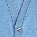 Light Blue Cashmere Waistcoat