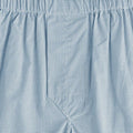 Light Blue Small Gingham Check Cotton Poplin Boxer Shorts