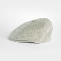 Light Olive Plain Micro Herringbone Linen Toni Cap