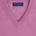 Lilac Cashmere V - Neck Jumper