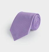 Lilac Herringbone Silk Tie