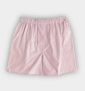 Lilac Stripe Cotton Poplin Boxer Shorts