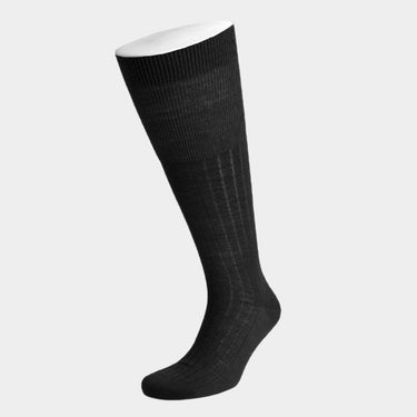 Long Black Wool Socks