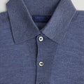 Mid Blue 100% Cashmere Sport Shirt