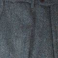 Mid Blue Pure Wool Trousers