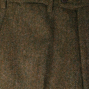 Mid Green Pure Wool Trousers