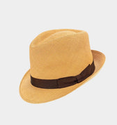 Mocha Soho Trilby Panama