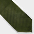 Moss Green Herringbone Silk Tie