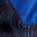 Navy & Blue Diamond Square Silk & Cashmere Scarf