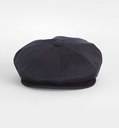 Navy Cashmere Gatsby Cap