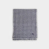 Navy Houndstooth Deluxe 4 - Ply Cashmere Scarf