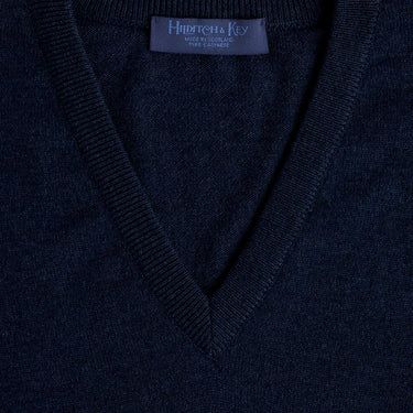 Nero Navy Cashmere Vest