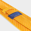 Orange Herringbone Silk Tie