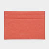 Pink Calf Leather Double Sided Card Holder