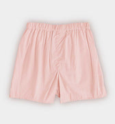 Pink Fine Bengal Stripe Cotton Poplin Boxer Shorts