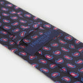 Pink Floating Paisley Silk Tie