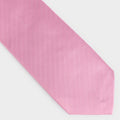 Pink Herringbone Silk Tie