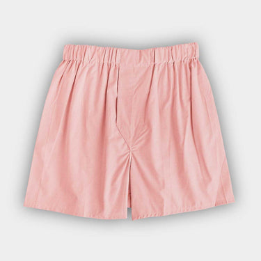 Pink Houndstooth Check Cotton Poplin Boxer Shorts