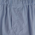 Plain Blue Cotton Poplin Boxer Shorts