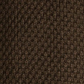 Plain Brown Knitted Cashmere Tie