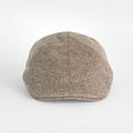 Plain Brown Wool Roma Cap