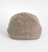 Plain Brown Wool Roma Cap