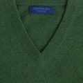 Plain Dark Green Cashmere Sweater