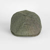 Plain Dark Olive Linen Toni Cap