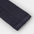 Plain Fumo Knitted Silk Tie