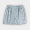 Plain Ice Blue Cotton Poplin Boxer Shorts