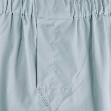 Plain Ice Blue Cotton Poplin Boxer Shorts