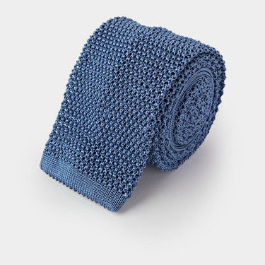 Plain Lazuite Knitted Silk Tie