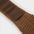 Plain Light Brown Knitted Cashmere Tie