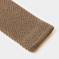 Plain Natural Knitted Cashmere Tie