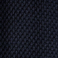 Plain Navy Knitted Cashmere Tie