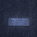 Plain Navy Pure Narrow Width Cashmere Scarf