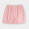 Plain Pink Cotton Poplin Boxer Shorts