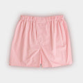 Plain Pink Cotton Poplin Boxer Shorts