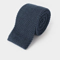 Plain Prussia Knitted Cashmere Tie