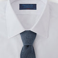 Plain Prussia Knitted Cashmere Tie