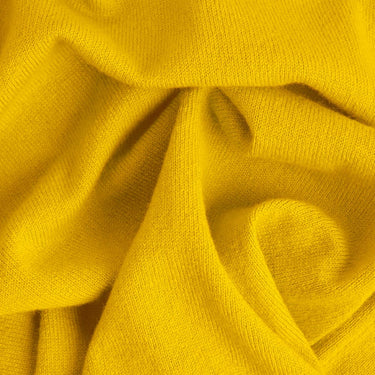 Plain Yellow 2 - Ply Cashmere V - Neck Sweater