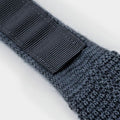 Prussian Blue & White Spot Knitted Cashmere Tie