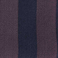 Purple Block Stripe Wool & Silk Blend Tie