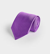 Purple Herringbone Silk Tie